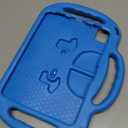 LTROP Kids Case for iPad 5th/6th Generation (9.7 Inch, 2017/2018), Air 1 & Air 2 & Pro 9.7" Case with Shoulder Strap Handle Stand, Blue