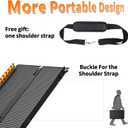 Portable Wheelchair Ramp, Non-Slip Metal Access Ramp,for Home Steps,staircases,Thresholds,Doorways,Scooter, 800LBS Capacity (4FT(Using Height 4-12''))