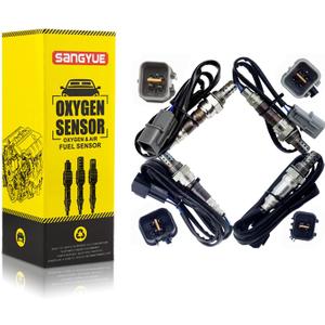 Oxygen Sensor 1 & 2 for Mitsubishi Eclipse 2006 2007 2008 2009 2010 2011 2012 2.4L Upstream +Downstream 4PCS