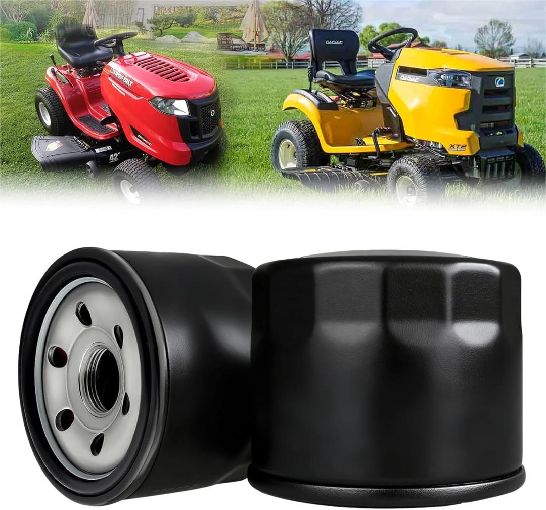 Chikia 951-12690 Oil Filter 751-12690 for MTD Cub Cadet 751-11501 Troy Bilt 4P90HU 4P90HUA 4P90HUB 4P90JHA 4P90JT 4P90JU XT1 XT2 Craftsman LT1500 T1000 R1000 TB30R Lawn Mower