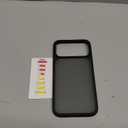 TORRAS Shockproof for iPhone 17 Pro Max Case with Camera Control Button, [12FT Military Grade Drop Protection] Enhanced Grip & Soft Touch Translucent Slim 17 Pro Max Case with 3 Colors Buttons, Black