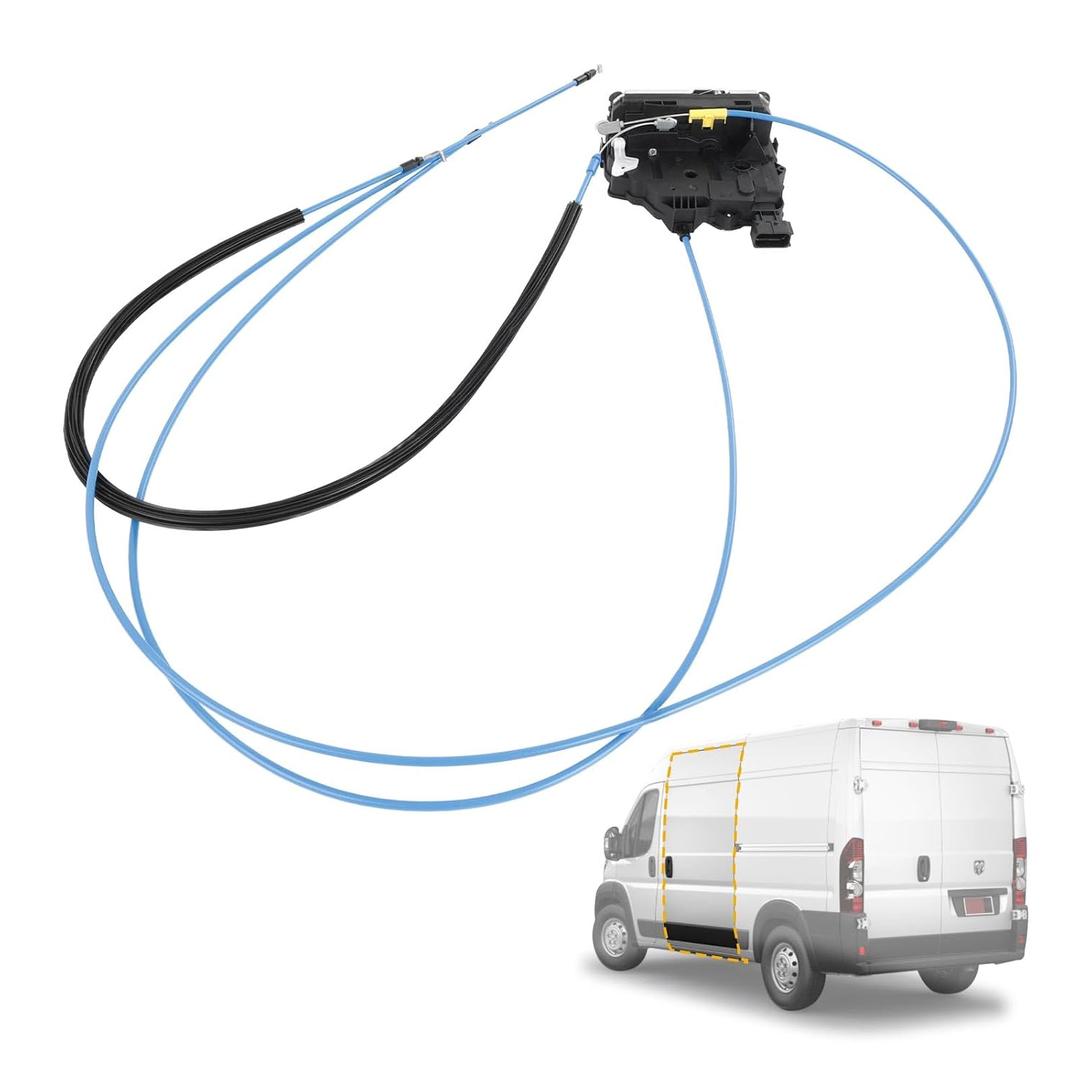 Right Sliding Door Lock Actuator Compatible with RAM Promaster Cargo Van 1500 2500 3500 2014-2018 Passenger Side Sliding Door Latch Actuator Assembly Replaces 68226180AB 68226180AC 68226180AD