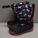 CIOR Kids Snow Boots for Boys Girls Toddler Winter Outdoor Boots Waterproof with Fur Lined(Toddler/ Little Kids) Du Black-27/ 28