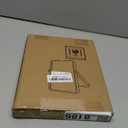 ZOROSY Desk Makeup Mirrors with Wood - Rectangle Wall-Mounted Mirrors Table Mirrors for Living Room Bedroom Birthday Gifts (10.5" L x 7.8" W)