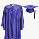 Newrara Unisex Shiny Kindergarten Graduation Gown Cap with Tassel 2025 27