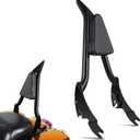 PBYMT Detachable Sissy Bar Passenger Backrest, Touring Quick Release Sissy Bar Backrest, Sissy Bar Fit for Harley Touring Street Glide Road King Road Glide Electra Glide 2009-2024 (Black, 28inch)