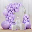 PartyWoo Lavender Balloons 99pcs Different Sizes Pack of 36 18 12 10 5 Inch Light Pastel Purple Lilac Balloon Arch Kit for Baby Shower Bachelorette Fairy Birthday Princess Party Decorations Purple-Q10