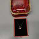 Beferr Valentines Day Gifts for Her Preserved Real Rose with Necklace Eternal Roses Forever Flowers for Delivery Prime Mothers Anniversary Birthday Gifts for Women Mom Grandma Wife Daughter Girlfriend