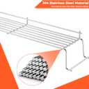 QuliMetal 304 Stainless Steel Warming Rack for Weber Genesis 300 Series(2007-2016), Genesis E310, E320, E330, S310, S320, S330, Replacement for Weber 65054, 81323, 62749