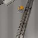 Ultrawall 24 inch Black Sturdy Folding Shelf Brackets, Heavy Duty Adjustable Steel Wall Mounted Collapsible Shelf Bracket, Max Load 550lb