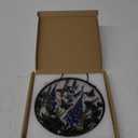 7.8'' Lavender Monarch Butterfly Suncatcher Stained Glass - Monarch Lavender Originally Designed Suncatchers for Sun Catchers Indoor Window | Beautiful Gifts for Butterfly Lovers