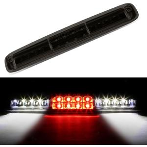 Third 3rd Brake Light, LED High Mount Stop Light for 1999-2007 Chevy Silverado GMC Sierra 1500 2500 3500 HD Classic, Rear Center Cab Roof Tail Cargo Lamp, Smoke Lens