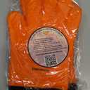 KITCHEN PERFECTION Silicone Smoker Oven Gloves -Extreme Heat Resistant BBQ Gloves -Handle Hot Food Right on Your Smoker Grill Fryer & Pit | Waterproof Oven Mitts |Superior Value Set+3 Bonuses (One Size Fits Most, Orange)