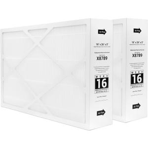 X8789 Filter 16 x 26 x 5 MERV 16, Compatible with Lennox X8789 MERV 16 Filter & PureAir PCO16-28, 16 x 26 x 5 Furnace Filter, 2-Pack