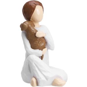 Dog Memorial Gifts for Loss of Dog, Pet Sympathy Mom Gifts for Women, Dogs Passing Away Remembrance Decor, Angel Figurines