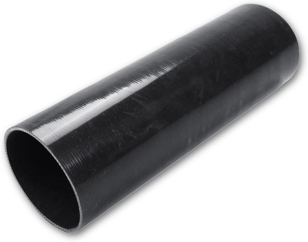 4" Inch ID 12" Long Straight 3-Ply Silicone Hose Air Intake/Turbo/Intercooler Piping Tube Coupler Pipe Universal Black