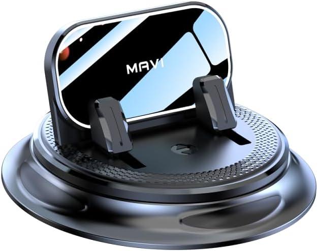 360 Rotatable Car Phone Holder Mount for your car Silicone Phone Mount for Car Dashboard Hands Free Cell Phone Holder Car Compatible with iPhone17 16 15 Pro Max All Smartphones cell phone