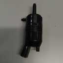 Front Windshield Washer Pump 385-232316A 89025062 8-6710, Washer Fluid Pump Replacement with Grommet for Chevrolet (Chevy), GMC, Buick, Pontiac, Oldsmobile, Isuzu, Cadillac Trucks (Black)