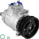 Air Conditioner AC Compressor with Clutch for 2.5l Volkswagen Jetta 2005-2014, for Passat 2.5 12-15, for Beetle 2.0l 2.5l 06-17, for Rabbit 06-09, for Golf 10-14, for Audi TT RS Quattro 12-13