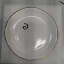 COLLECTIVE HOME - Ceramic Jewelry Tray, Decorative Trinket Dish for Rings Earrings Necklaces Bracelet Watch Keys, Birthday Mother's Day Christmas Gift for Women, 4.75", White Surface (E)