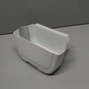 Hanging Folding Mini Trash Can for Kitchen Cabinet Door, Small Collapsible Garbage Bin Under Sink,Wall Mounted Waste Bin- Container Cabinet/Bedroom/Bathroom (3L)(White)