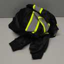 SKSAFETY Hi Vis Work Safety hoodies for Men - Class 3 High Visibility Reflective Hoodie Jacket, High Vis Zipper Hoodie with Black Bottom, Construction Sweatshirts with Pockets, Size: XX-Large