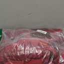 NICETOWN Christmas Red Velvet Curtains 90 inches Long 2 Panels Set (52-inch Wide), Thermal Insulated Sound Reducing Blackout Drapes for Film, Window Treatments for Large Door Windows