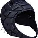 COOLOMG Soft Shell Flag Football Helmet 7v7 Rugby Helmet Scrum Cap Soccer Padded Headgear Adjustable Head Protector for Youth Kids Adults