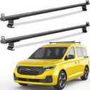 Van Ladder Roof Rack Fits for Ford Transit Connect 2014-2025 (Not for Transit), Ladder Rack for Cargo VanLadder Rack Ideal for Transporting Ladders Luggage Cargo Rack Crossbars Accessories