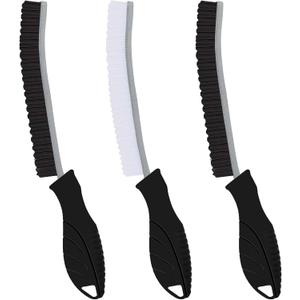 2 x Hard Bristle Crevice Cleaning Brushes for Household Use - 2025 New Thin Scrub Brush Set, Small Cleaner Tool for Narrow Spaces, Kitchen,Toilet, Bathroom,Window, Faucets, Car Gaps (Model 2)