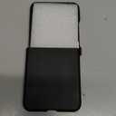 Case for Motorola Razr 2024/2025 - with Built-in Cover Screen Protector, Thin Hard Matte Polycarbonate Cover Phone Case for Moto Razr 2024/2025 - Black+Glass