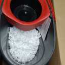 O-Cedar EasyWring Microfiber Spin Mop, Bucket Floor Cleaning System, Red, Gray, Standard