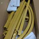 Wedding Arch Backdrop Stand 6FT,5FT,4FT Gold Metal Arch Stand Set