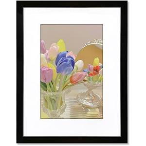ALLUCKYAN 18x24 Black Picture Frame Mat for 16x20 Photo Wall Mounting Poster Frame-1pcs