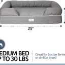 PetFusion Ultimate Orthopedic Dog Bed, Memory Foam, Medium, Waterproof