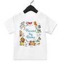 Raised by Books Toddler T-shirt: Retro Reading Nostalgia
 Small