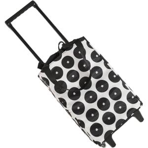 Shopping Bag with Wheels, Shopping Trolley with Cooling Compartment, Foldable Shopping Trolley, Grocery Trolley, Easy to Store, Space-saving, Reusable, for Home and Supermarket