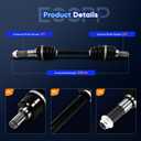 ECCPP CV Axle Drive Shaft Assembly fit 2011-2014 for Yamaha Grizzly 450 Rear Left Right 1CT-2530V-00-00