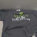 Vegan for the Voiceless Hoodie, Size Medium
