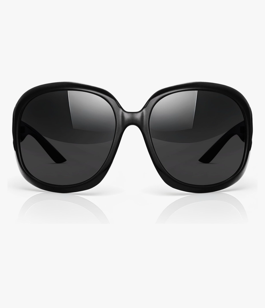 miyya Bug Eye Oversized Polarized Sunglasses Womens, Trendy Retro Sun Glasses for Women 2024, Oversized UV Protection Shades
