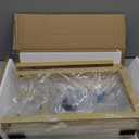 HollyHOME Narrow Hallway Table, 29.5" Small Console Stand, Slim Entryway Table, Sofa Desk, for Hallway, Bedroom, Living Room, Foyer, Marble Texture