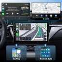 10.1 Inch IPS Touchscreen Android 14 Car Stereo for Honda CR-V 2012-2016 with Wireless CarPlay & Android Auto 2+32GB Car Radio, Support GPS, WiFi, Bluetooth, FM Radio, Backup Camera, SWC, Dual USB