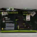 Earthwise LSW70021 21-Inch Width Leaf & Grass Push Lawn Sweeper, Black