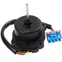 EAU65058502 Refrigerator Condenser Fan Motor Fit for LG RFD3410A102A Replaces EAU64843805 EAU65058501 AP7178309 PS16662422 EAP16662422 Refrigerator Fan Motor Assembly, DC12V 1A (Short Line)