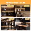 Light Strip Masking Tape 0.78inx 32.8ft Brown Light Dimming Tape for Soften Light, 2PCS