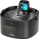 Wireless Cat Water Fountain, Cat Fountain Battery Operated, 78oz/2.3L Pet Water Fountain Cordless, 4000mAh Rechargeable Automatic Fountain with Motion Sensor, Ultra-Quiet Pump & Locking Lid, Black