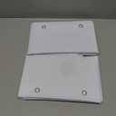 AmazerBath Shower Curtain Liner 2 Pack, 72 x 72 Inches PEVA Plastic Shower Liner with 3 Weighted Stones and 12 Rustproof Metal Grommet, Standard Size Lightweight Shower Curtain - White