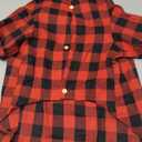 Plaid Dog Shirt Red Buffalo Dog Outfit Soft Casual Pet Clothes for Small Medium Large Dogs Puppy Cats Halloween Thanksgiving Christmas Costumes(L)