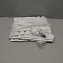 Bamboo Fruit Basket for Kitchen - 2 Tier Fruit Bowl, Large Holder With Banana Hangers, Idea For Vegetable Storage, Bread Display, Snack Organizer (White)