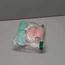 Livvogue Portable Toothbrush Travel Case Holder with Rope, Large Capacity, Ribbed Design, Pack of 2 (Green&Pink)